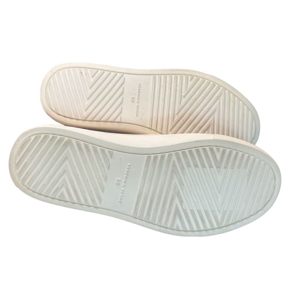 Veronica Beard Natural Python Ivory Leather Sneak… - image 5